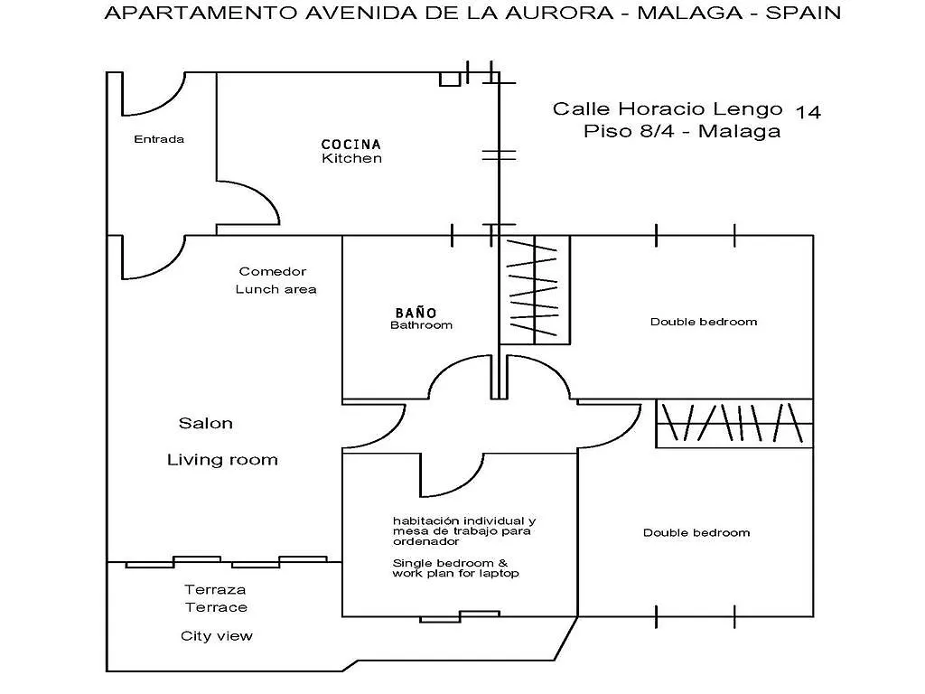 Apartamento Avenida Aurora マラガ